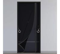 TJDWPRRD Magnetic Screen Door Heavy Duty Mesh Curtain with Hook Loop Hands Free Doorway Cover for Front Doors Sliding,A,180x220cm