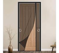 TJDWPRRD Magnetic Screen Door Mesh Curtain for Home Bedroom Front Sliding Door Self-Closing Double-Sided Opening Screen,A,85x205cm