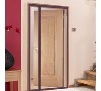 TJDWPRRD Magnetic Thermal Insulated Door Curtain Transparent Doorway Curtains Outdoor Partition Doorway Cover for Kitchen,A,95x205cm