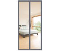 TJDWPRRD Magnetic Thermal Insulated Door Curtains Auto Closer Balcony Doorway Cover Clear Screen Door for Kitchen Bedroom,A,90x240cm