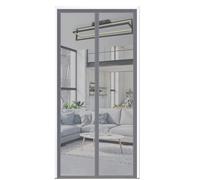 TJDWPRRD Mesh Partition Curtain Door Screen Magnetic Closure for Front Doors 36 x 78 in Reversible Left Right Side Opening,B,1x2m