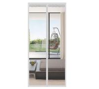 TJDWPRRD Outdoor Clear Insulated Door Curtain Self Sealing Magnetic Screen Doors for Patio Living Room Porch,A,1x2.4m
