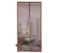 TJDWPRRD Patio Screen Door Balcony Self-made Magnetic Door Curtain Handsless Mesh Curtain Portable Screens Gray House French Doors,A,2.95x6.4ft