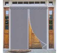 TJDWPRRD Screen Door with Magnetic Thermal Insulated Kitchen Living Room Curtain Heavy Duty Polyester Net for Entry Balcony,A,37.4x78.74in