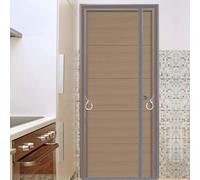 TJDWPRRD Sliding Screen Door with Magnetic closing, Privacy Curtain for Living Room Bedroom Durable Polyester Mesh Curtain,A,1.9x2.2m