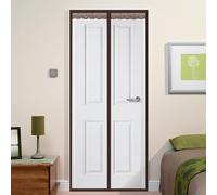 TJDWPRRD Thermal Insulated Door Curtain Heavy Duty Magnets Door Screen Left Right Side Opening Transparent Doorway Curtains,A,1.1x2.3m