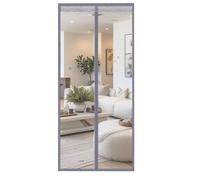 TJDWPRRD Thermal Insulated Magnetic Screen Door, Clear Tarp Panel Curtain for Bedroom Patio Self-Closing Doorway Cover,A,85x195cn