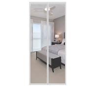 TJDWPRRD Transparent Screen Doors for Home Improvement Magnetic Closure Doorway Cover Heavy Duty Back Porch Door Curtain,A,1x2.05m