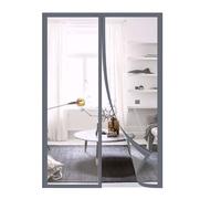 TJDWPRRD Transparent Tarp Panel with Magnetic Doorway Curtain for Living Room Front Door Double-Sided Opening Screen,A,0.85x2m