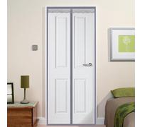 TJDWPRRD Transparent Thermal Insulated Door Curtain Magnetic Screen Door for Kitchen Patio Outdoor Partition Doorway Cover,A,1.2x2.3m