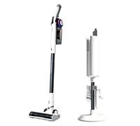 Tjean DustBase P7 Self-Emptying Cordless Vacuum Cleaner with 2.5L Base, 60-Minute Runtime, 280AW, Anti-Hair Wrap, Pet Accessories, Multi-Surface and Crevice Cleaning (DustBase P5 White)