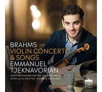 Emmanuel Tjeknavorian – Brahms: Violin Concerto & Songs – CD – Edel