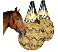 TJHDSF Hay Net for Horses, Tight Mesh, Feed Net with Hay Bag Design, Controls Eating Speed, Reduces Hay Waste & Improves Digestion