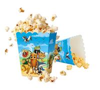 TJLMCORP 24pcs Italian Brainrot Happy Birthday Party Popcorn Boxes, Snack Treat Boxes & Brainrot Party Favors Supplies, Tralalero Tralala Kids Birthday Decorations