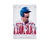 TJLTXV Freddie FreemanArtistic Waterproof High-definition Poster Kitchen Bathroom Dormitory No Drilling Easy to Install Multi Scene Decoration08x12inch(20x30cm) Unframe-style