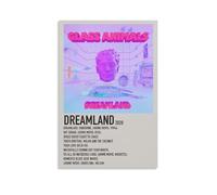 TJLTXV Glass Animals DreamlandArtistic Waterproof High-definition Poster Kitchen Bathroom Dormitory No Drilling Easy to Install Multi Scene Decoration20x30inch(50x75cm) Unframe-style