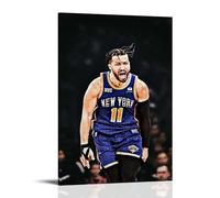 TJLTXV Jalen BrunsonArtistic Waterproof High-definition Poster Kitchen Bathroom Dormitory No Drilling Easy to Install Multi Scene Decoration24x36inch(60x90cm) Frame-style