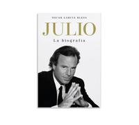 TJLTXV Julio IglesiasArtistic Waterproof High-definition Poster Kitchen Bathroom Dormitory No Drilling Easy to Install Multi Scene Decoration24x36inch(60x90cm) Unframe-style