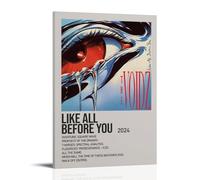 TJLTXV Like All Before You-The VoidzArtistic Waterproof High-definition Poster Kitchen Bathroom Dormitory No Drilling Easy to Install Multi Scene Decoration08x12inch(20x30cm) Frame-style