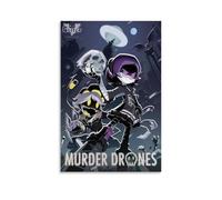 TJLTXV Murder DronesArtistic Waterproof High-definition Poster Kitchen Bathroom Dormitory No Drilling Easy to Install Multi Scene Decoration12x18inch(30x45cm) Unframe-style