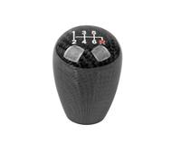 TjOta Car Gear Shift Knob 5 6 Speed Carbon Fiber Style Gear Shift Knob Universal Shape Manual Transmission Shifter Lever 8MM 10MM 12MM(ED-6speed)