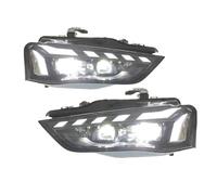 TjOta Head Lamp Assy For A4 S4 A4L B8 RS5 2013-2016 2pc Led Front Lights Headlights Modified Car Styling Led Headlamp Assembly Plug And Play Front Headlights Assembly(For Halogen)