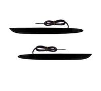 TjOta Rear Bumper Reflector Light For Benz C300 C43 C63 For CLA250 For CLA35 For CLA45 E300 E450 E63 LED Rear Bumper Reflector Tail/Brake Lights Turn Signal(Smoked Lens)