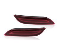 TjOta Rear Bumper Reflector Light For Camry 2018 2019 2020 2021 2022 2023 2025 LED Bumper Reflector Lights Dynamic Turn Signal Rear Fog Tail Brake Lamp(Red B)