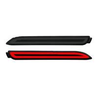 TjOta Rear Bumper Reflector Light For Lexus For IS-F GX470 RX300 Rear Light Kit Reflector Fog Lamp Bumper Brake Red(Black Surface)