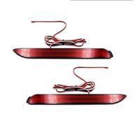 TjOta Rear Bumper Reflector Light For Lexus For RC350 For IS-F For GX470 For RX300 For NX200t For NX300h Bumper Reflector Tail/Brake LED Rear Fog Light(Red Lens)