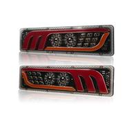 TjOta Tail Light Assembly 46CM LED Rear Tail Stop Reverse Indicator Light Truck Trailer Caravan Van Lamp Brake Reversing Traffic FogLamp Waterproof 12-24V Rear Lights(2PCS 46cm)