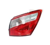 TjOta Tail Light Assembly For Nissan For Qashqai J10 2008-2015 Fog Lamp Brake Lights 26555-BR00A 26550-BR00A Outer Car Rear Tail Light Turn Signal Rear Lights(Outer Right)