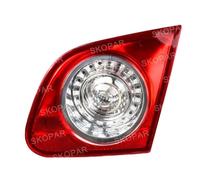 TjOta Tail Light Assembly For VW For Passat B6 Sedan 2006-2011 LED Tail Light Rear Brake Lamp Car 3C5945095H 3CD945093 Inner Side Without Bulb Rear Lights(Right inner Side)