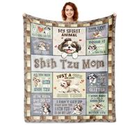 Tjovuzn Shih Tzu Gifts for Women, Shih Tzu Blankets 60''x50'', ShihTzus Gifts for Lovers Mom, ShihTzus Gifts for Girls, Gift for ShihTzus Dog Owners Lovers Woman Decorations for Christmas Mothers Day