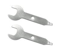 TJPoto Pack of 2 #2610930692 Collet Wrench #90962 in package Collet Wrench Key 9.5mm Nut Spanner For Rotary Tool Silver Stainless Steel Collet Replacement Part new for Dremel