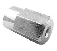 TJPoto Pack of 2 Square Holed Nut Collet Flex Shaft Driver Cap Nut For Flex Shaft, Mini Saw, Right Angle Attachment Replacement Part For Dremel