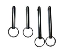 TJPOTO Replacement 4 Hitch Pins, Black Material for 1000 1100 1500 1700 1800 Elite PRO Ultra Wingbar & Dip Bars New for Total Gym