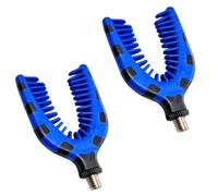 TJR 2 Fishing Rod rest Gripper Heads Rear Butt rest set