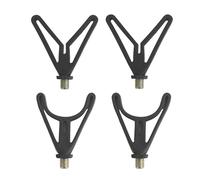 TJR Tackle 4pc Rod Rest heads 2 V Inline Front & 2 U Rear Heavy Duty Butt Rest