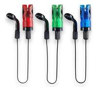 TJR Tackle Mag Elite Bite Indicators Bobbins with Magnetic Line Clip, 3 Pack (Red, Green & Blue)