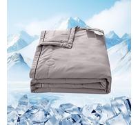 TJSKLCV Cooling Blanket for Night Sweats, Lightweight Cotton Double Cold Ice Blankets, Keep Cool Summer Throw with Refreshing Fabric for Breathable Sleep, Sofa Couch Bed Travel Blanket