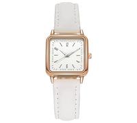 TJSKLCV Exquisite Ladies Watches, Brown Leather Strap Watches for Women Ladies Watches Large Face Silver Womens Digital Watch Funny 50Th Birthday Gifts for Women Womens Watch Branded