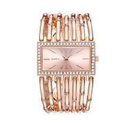 TJSKLCV Exquisite Ladies Watches, Watches for Women Rose Gold Ladies Watch Large Face Self Winding Womens Watch Gold and Silver Gifts for Women Birthday Unique Jewellery