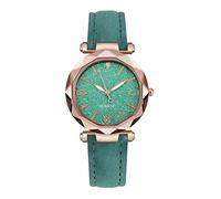 TJSKLCV New Quartz Watches for Women, Classic Leather Strap Ladies Watches, Analog Quartz Wrist Watch with Big Dial and Numbers, Waterproof Premium Display Unisex Watch