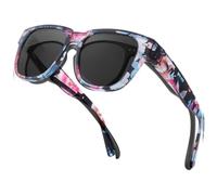 TJUTR Over Glasses Sunglasses for Women Polarised Fit Over Sunglasses | UV400 Protection Wear Over Prescription Glasses for Driving & Outdoor