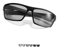 TJUTR Photochromic Sunglasses for Men Women - Polarised Light Reactive Lenses for Cycling, Running, Road & MTB, Wrap-Around Sports Glasses with UV400