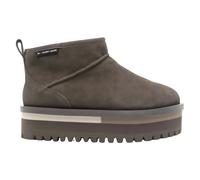 TJW Suede Flatform Boot WL - female - Tommy Jeans - Winter Boots - Gray - 4 UK - Shoes 4 UK