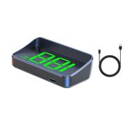 TJXGH Car HUD Head Up Display Digital Speedometer for Jeep Gladiator Overland 2020-2025, Car HUD Head-Up Display Plug Play Car Head Up Display HUD with Speed,Green