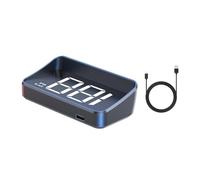 TJXGH Car HUD Head Up Display Digital Speedometer for Rivian R1T（Electric）, Car HUD Head-Up Display Plug Play Car Head Up Display HUD with Speed,White