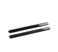 Tjxtixle Car Armrest Box Side Strip Sticker Interior Trim Accessories, Soft Real Carbon Fiber Decoration, Black Carbon, For MINI Countryman U25 2024 2025, Interior Trim